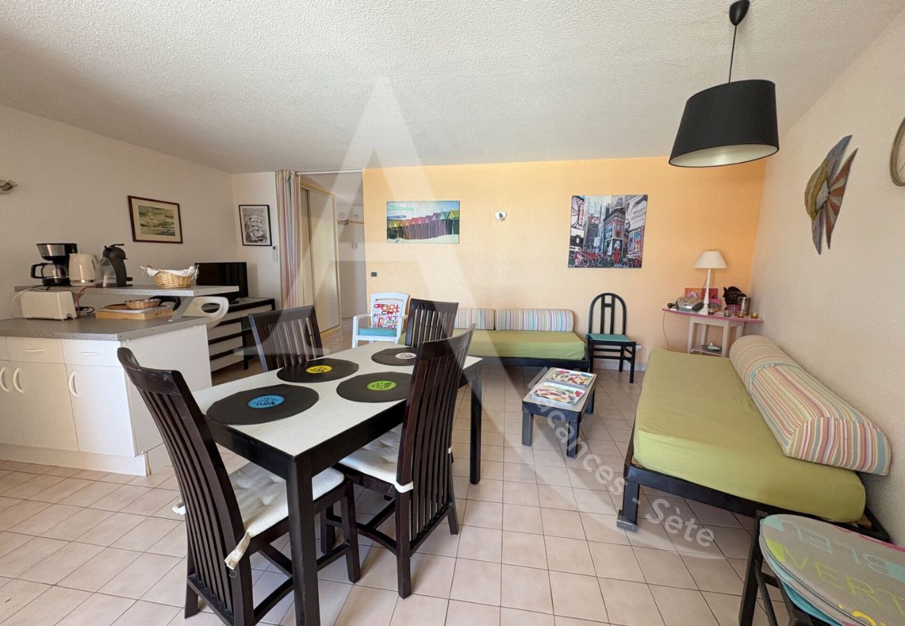 Apartamento en Sète - 287 / T2 AVEC PARKING, PISCINE ET TERRASSE Apartamento en Sète - 287 / T2 AVEC PARKING, PISCINE ET TERRASSE