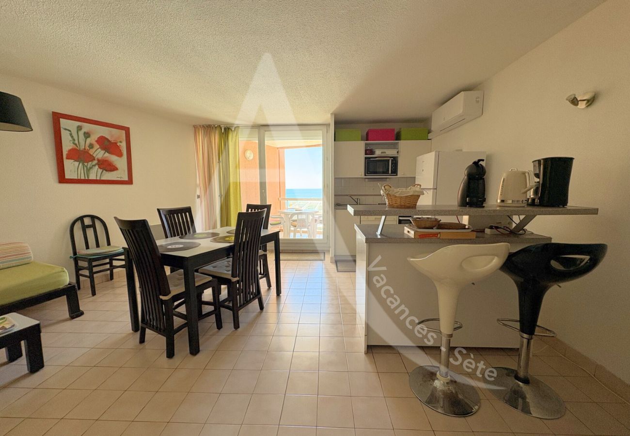 Apartamento en Sète - 287 / T2 AVEC PARKING, PISCINE ET TERRASSE Apartamento en Sète - 287 / T2 AVEC PARKING, PISCINE ET TERRASSE