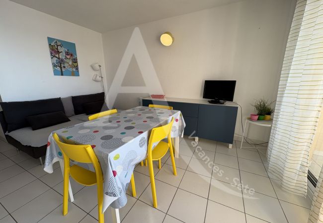 Apartamento en Sète - 222 / T2 AVEC TERRASSE VUE MER ET PISCINE Apartamento en Sète - 222 / T2 AVEC TERRASSE VUE MER ET PISCINE