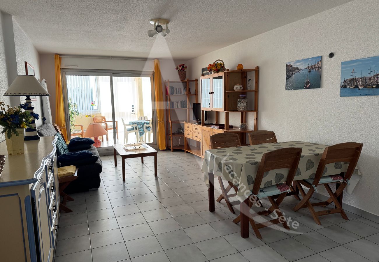 Apartamento en Sète - 276 / SPACIEUX T3 PROCHE PLAGES ET ACCÈS TENNIS