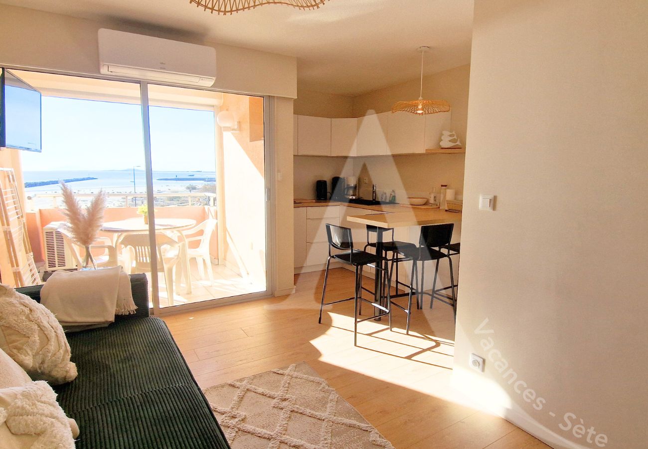 Apartamento en Sète - 055 / T2 CLASSÉ RÉNOVÉ AVEC CLIM ET PARKING