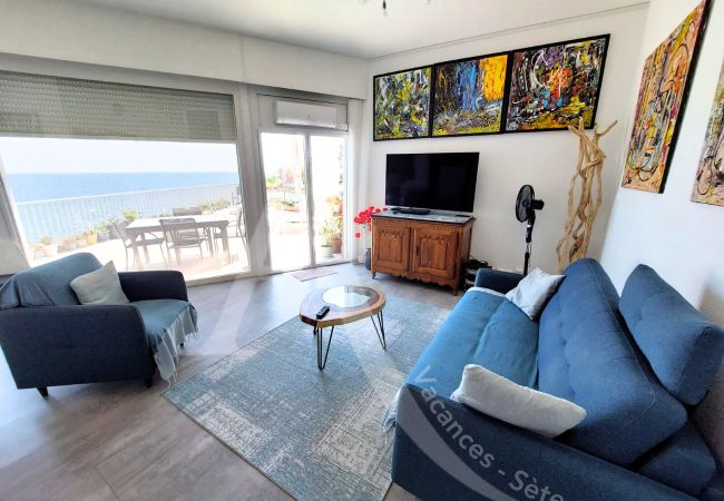 Apartamento en Sète - 158 / APT ET TERRASSE D'EXCEPTION, WI-FI ET GARAGE