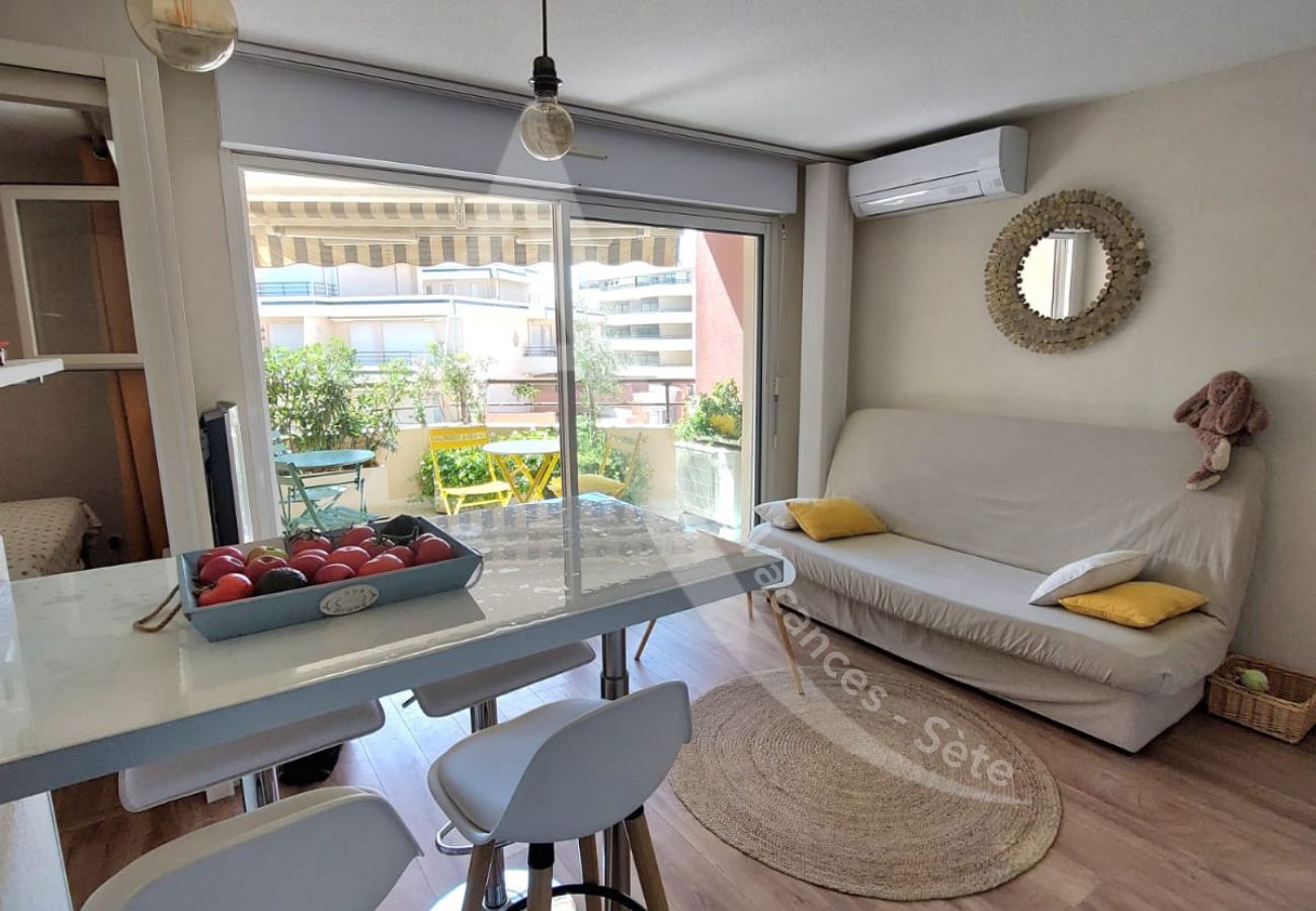 Apartamento en Sète - 363 / T2 AVEC CLIM SÉJOUR ET PISCINE Apartamento en Sète - 363 / T2 AVEC CLIM SÉJOUR ET PISCINE