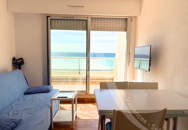 Apartamento en Sète - 050/T3 TRAVERSANT VUE MER , 2 TERRASSES ET PARKING