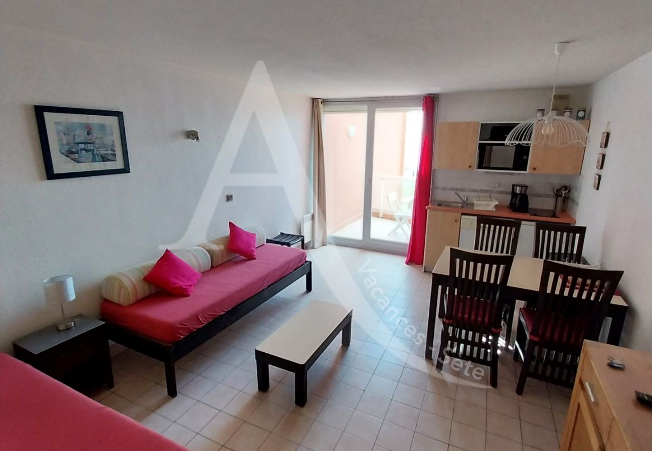 Studio a Sète - 208 / STUDIO AVEC PARKING, PISCINE ET VUE MER