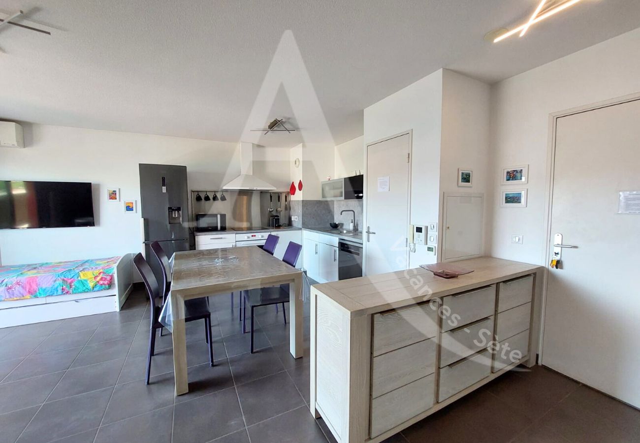 Appartamento a Sète - 302 / T2 AVEC CLIM SÉJOUR, GARAGE ET PISCINE Appartamento a Sète - 302 / T2 AVEC CLIM SÉJOUR, GARAGE ET PISCINE