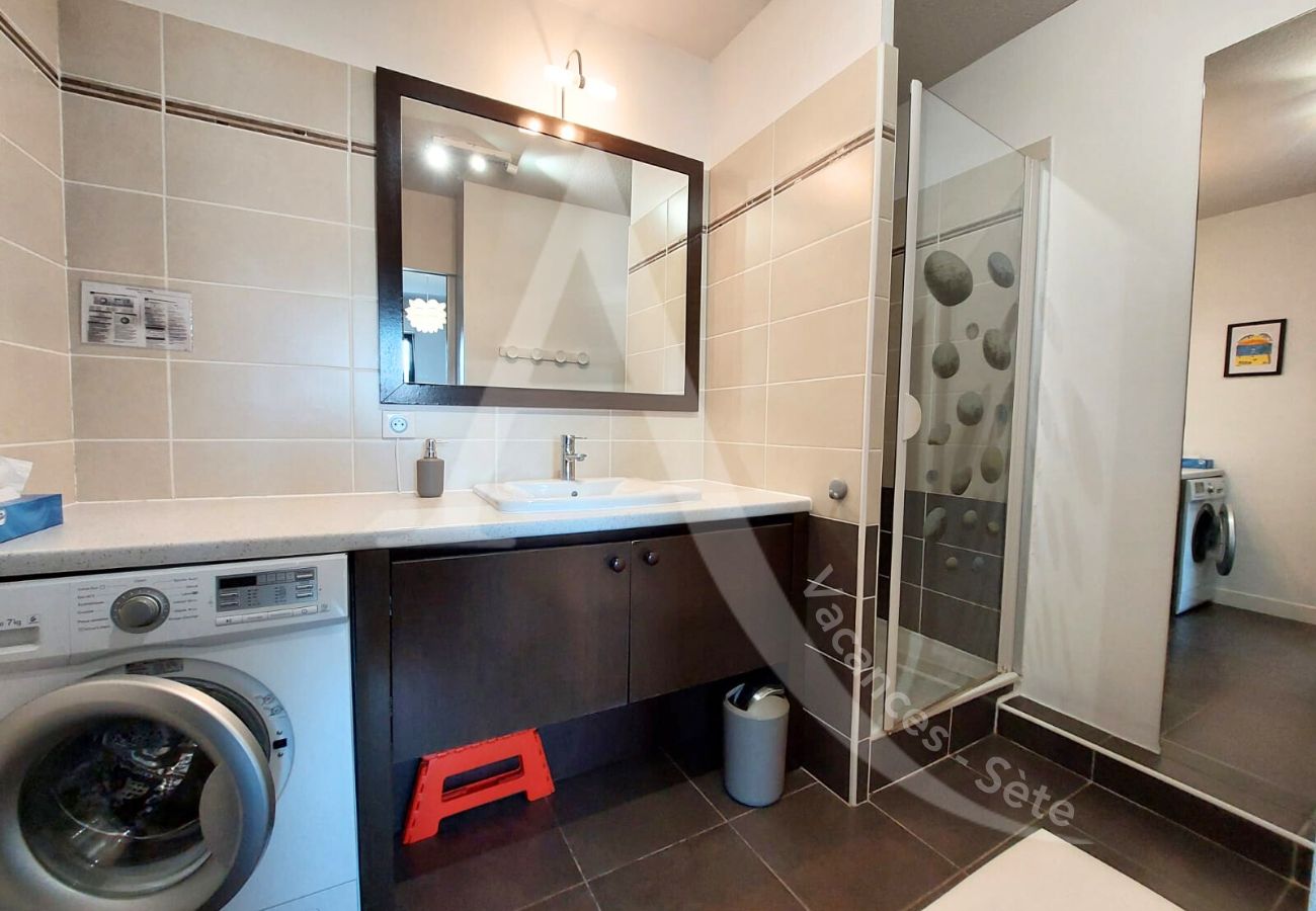 Appartamento a Sète - 302 / T2 AVEC CLIM SÉJOUR, GARAGE ET PISCINE Appartamento a Sète - 302 / T2 AVEC CLIM SÉJOUR, GARAGE ET PISCINE