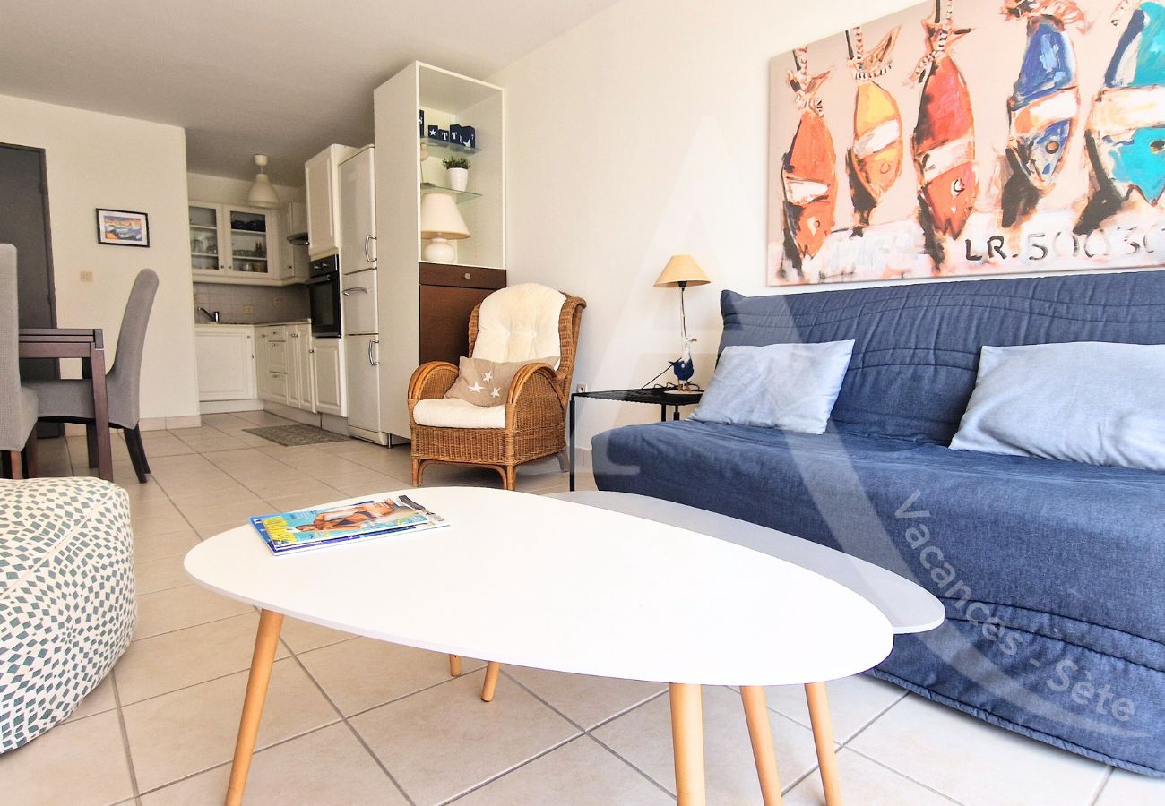 Appartamento a Sète - 068/GRAND T2 AVEC TERRASSE PISCINE ET GARAGE