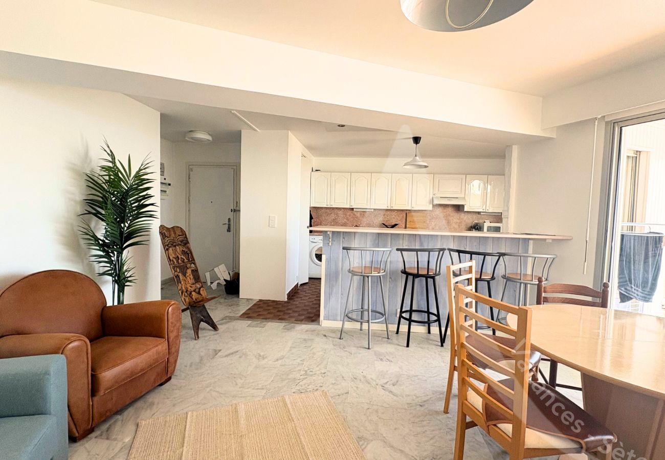 Appartamento a Sète - 011 / GRAND T3 LUMINEUX AVEC TERRASSE VUE MER, CLI