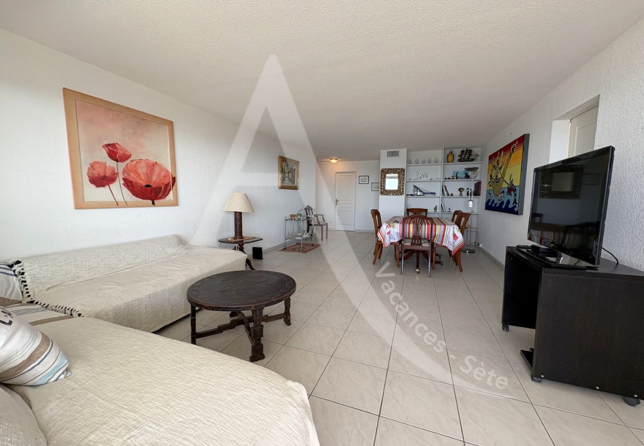 Appartement à Sète - 045 / T4 AVEC PISCINE, PARKING, CLIM ET WI-FI Appartement à Sète - 045 / T4 AVEC PISCINE, PARKING, CLIM ET WI-FI